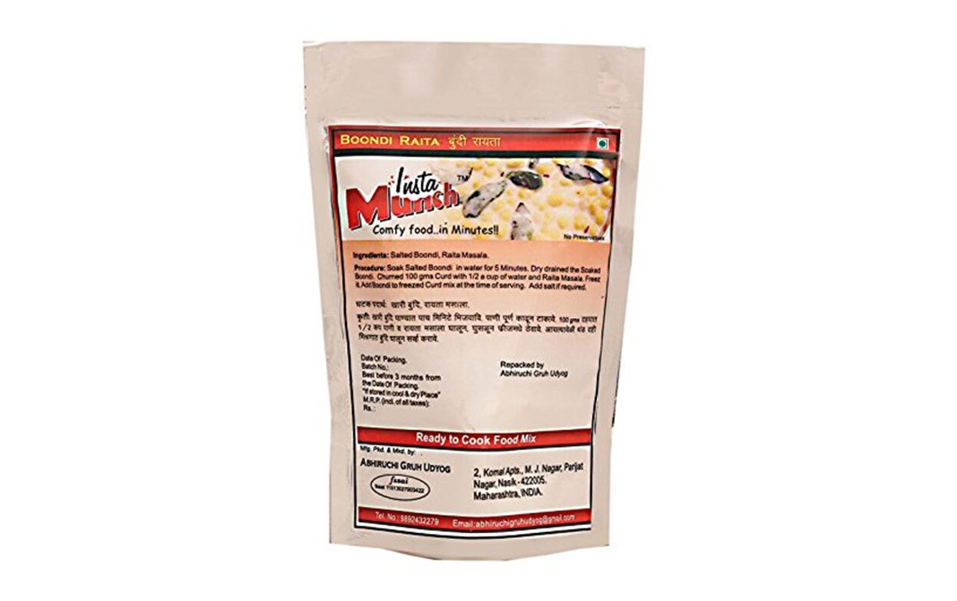 Instamunch Boondi Raita    Pack  100 grams